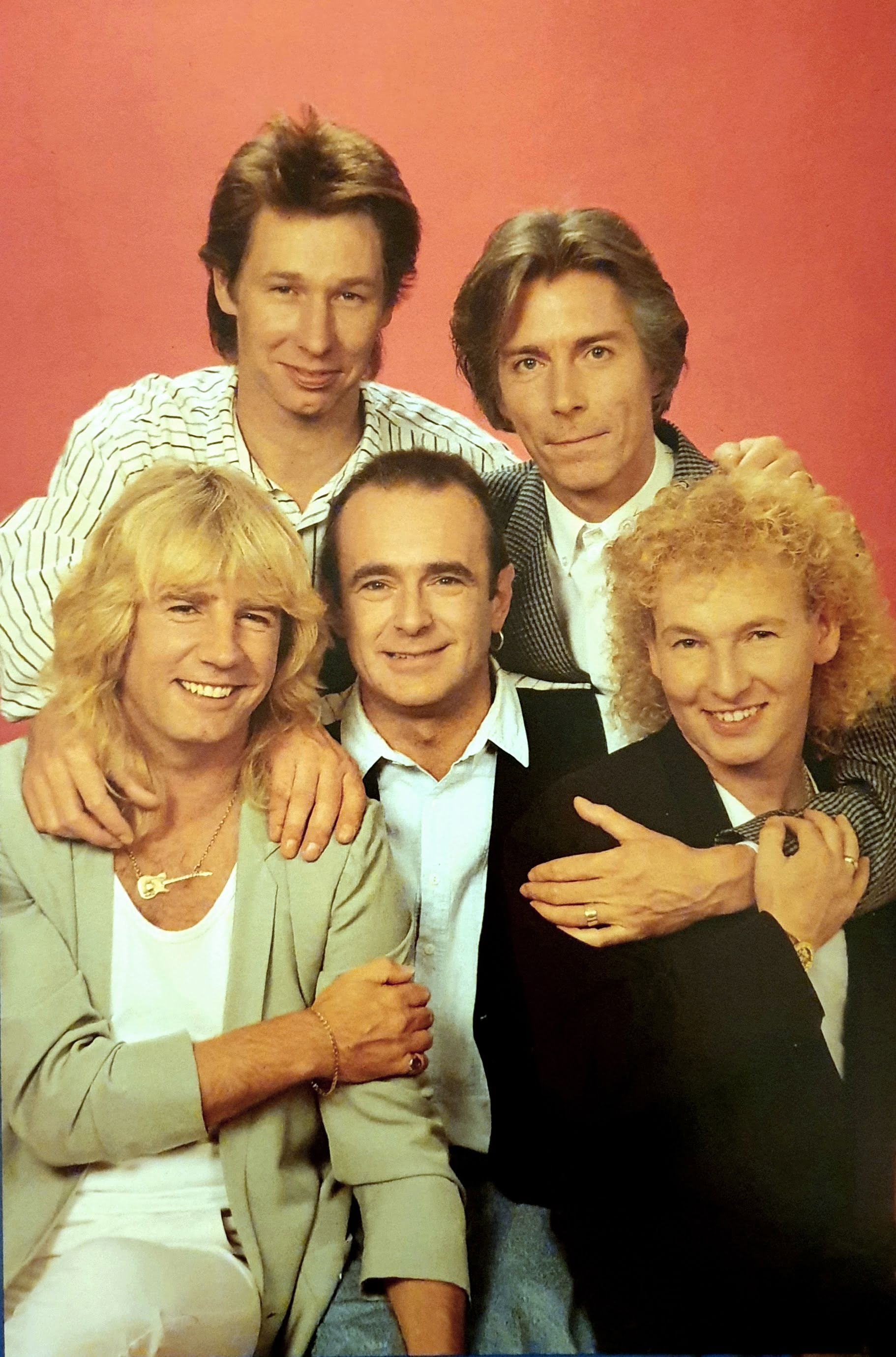 Status Quo in 1989. The image is from the Perfect Remedy tour programme.